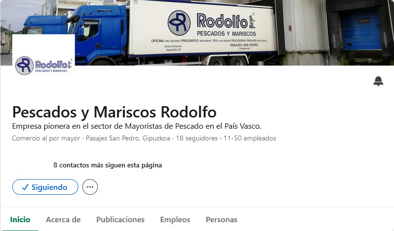 Linkedin Pescados y Mariscos Rodolfo